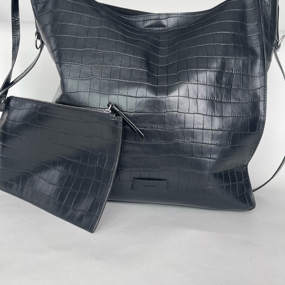 COPY - Allsaints black leather tote